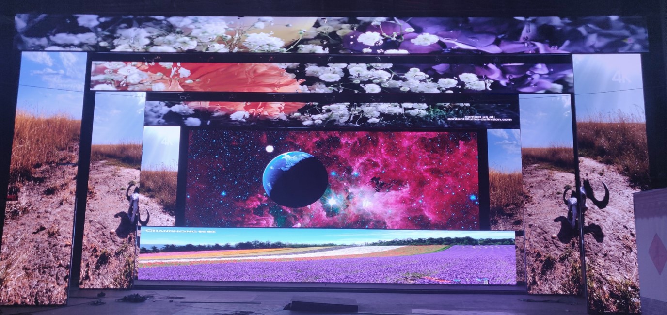 河南登封市洞头村大剧院 LED 显示屏节造系统项目