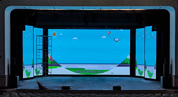 新疆喀什疏附县宣传办表演厅 LED 显示屏节造系统项目