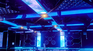 河北克拉玛依中冶盛世广场酒吧单控式高清 LED 显示系统项目