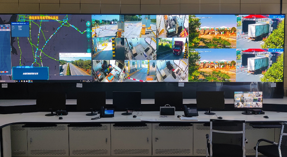 湖南岳阳指挥中心 1.538 幼间距 LED 屏NLC电子全链路节造系统解决规划