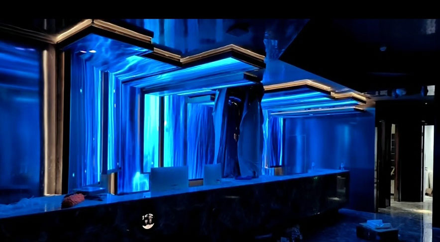 荆州茶山会所展览屏