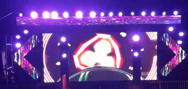 株洲银泰舞台一主多副 LED 屏NLC电子贸易舞台视觉解决规划