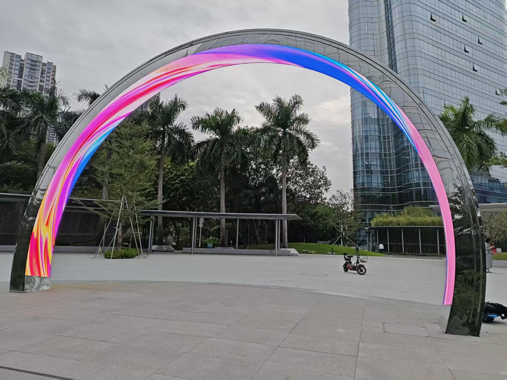 丽江南山区门头大屏显示