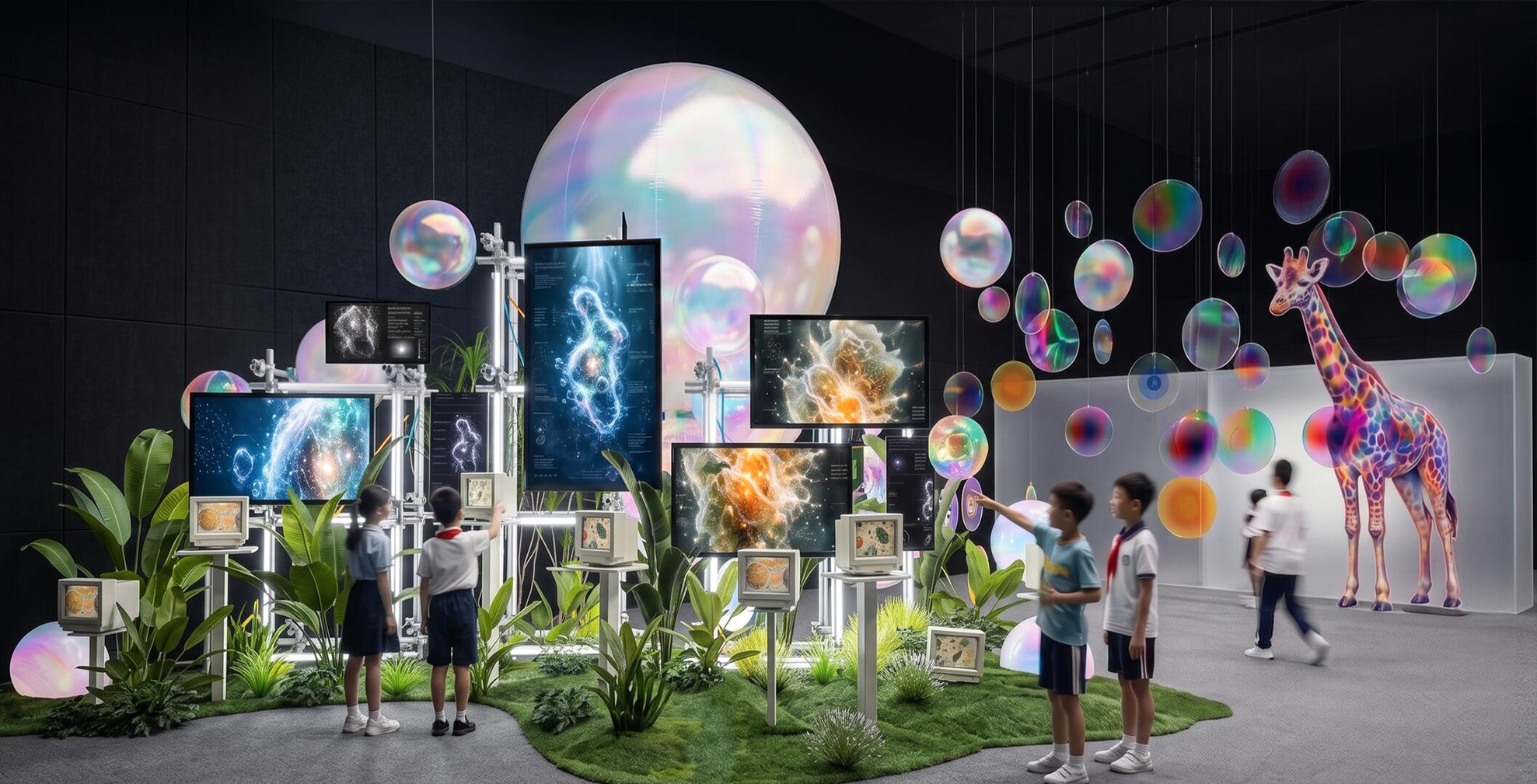 峨影跨界生态艺术展｜NLC电子显控规划：当电影基因遇见LED艺术